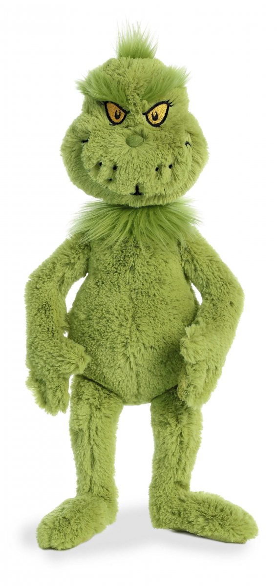 grinch plush and book